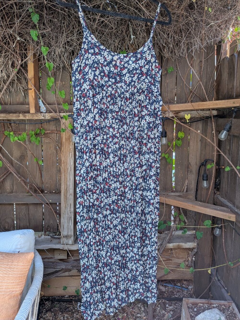 Vintage Y2K Patty USA Floral Maxi Slip Dress